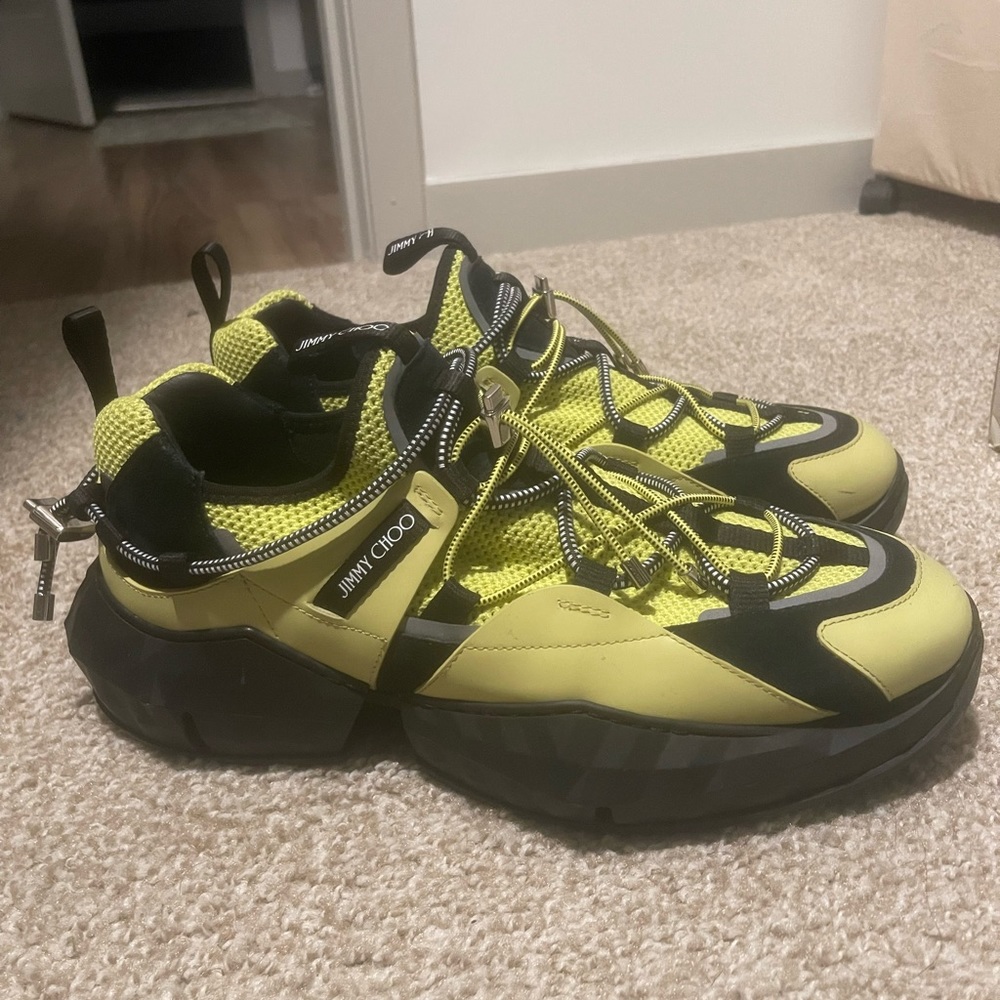 Men’s Jimmy Choo sneakers size 44.5 equivalent to US men’s 11